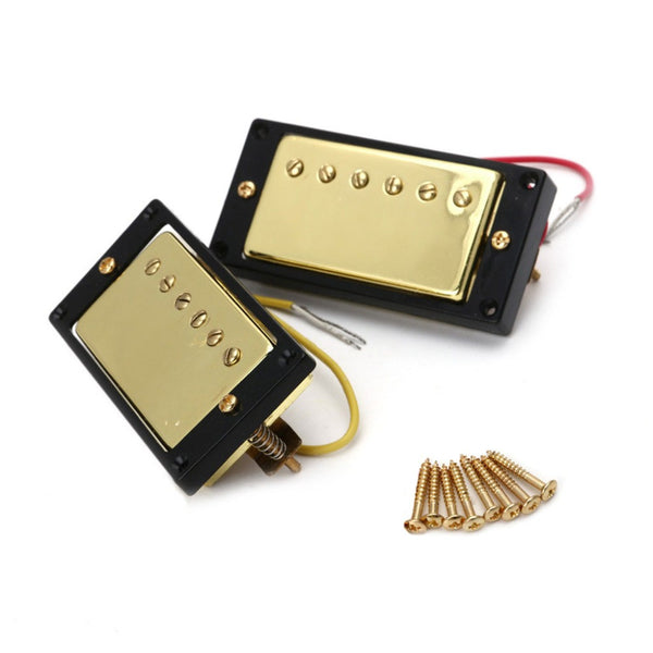 Double Gold Coil Pickups Set