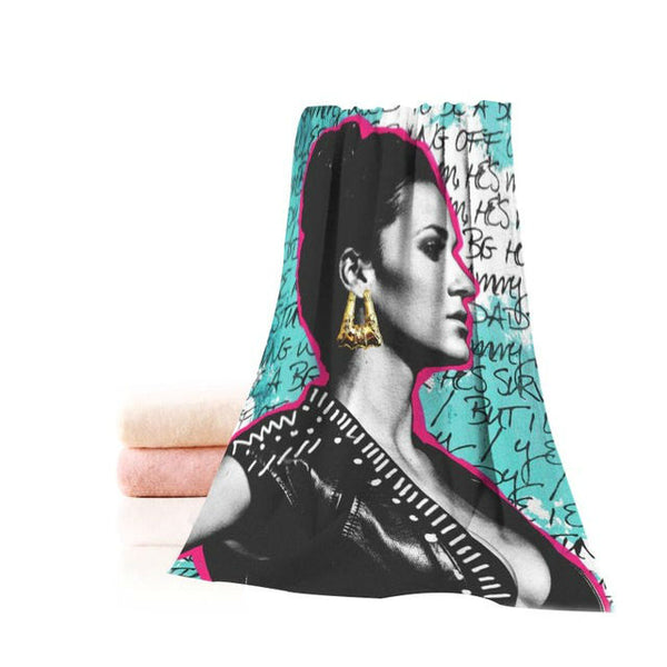 Customized Jennifer Lopez Bath Towel
