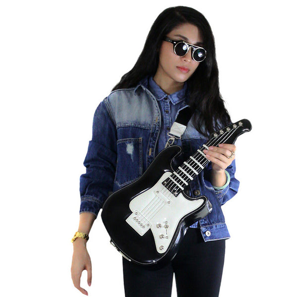 Leather Guitar Design Bag