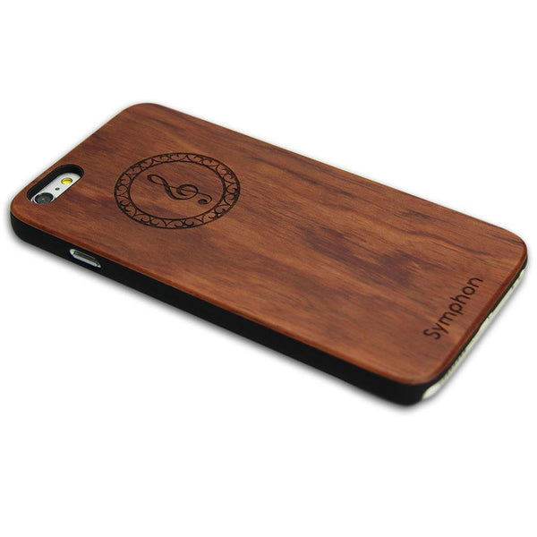 Wooden Bamboo Music Note Phone Case