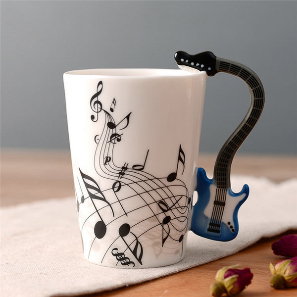 Music Inspired Ceramic Cup