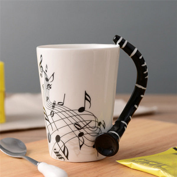 Music Inspired Ceramic Cup