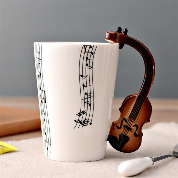 Music Inspired Ceramic Cup