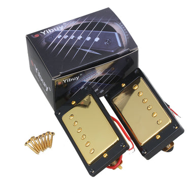 Double Gold Coil Pickups Set