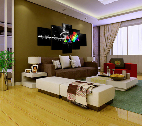 Pink Floyd 5 Panels Wall Art