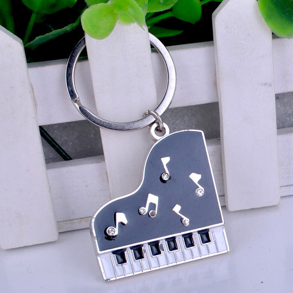 Piano Design Keychain