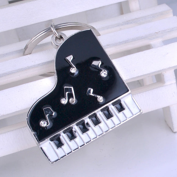 Piano Design Keychain