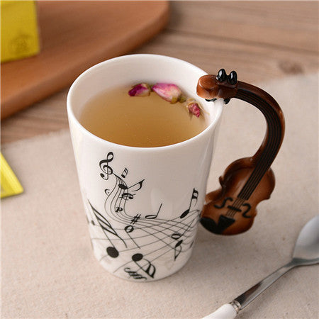 Music Inspired Ceramic Cup