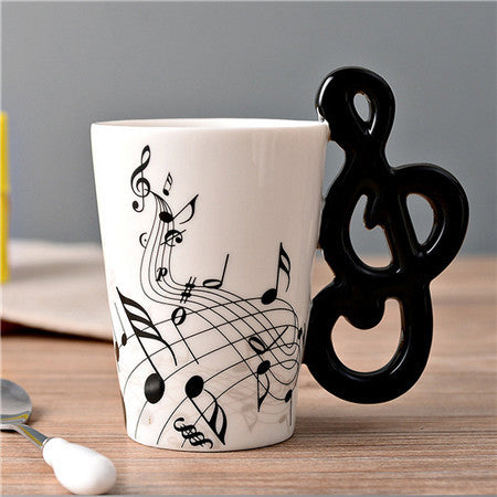 Music Inspired Ceramic Cup