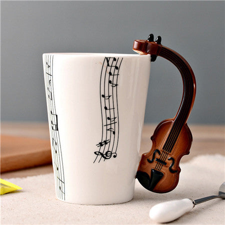 Music Inspired Ceramic Cup