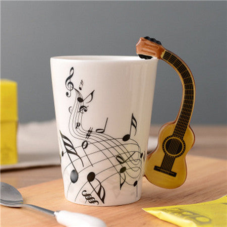Music Inspired Ceramic Cup