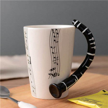Music Inspired Ceramic Cup