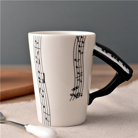 Music Inspired Ceramic Cup